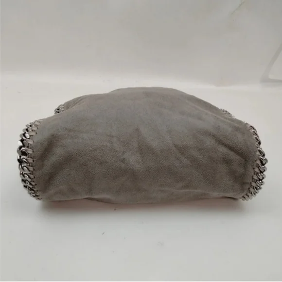 Stella McCartney Falabella Gray Vegan Suede Chain Crossbody Bag - Picture 3 of 14
